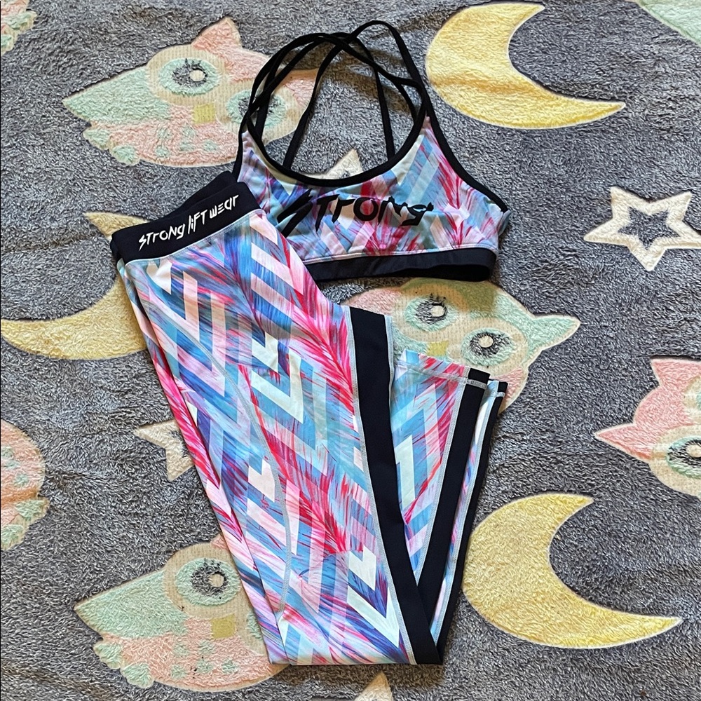 Colorful Geometric Activewear Set (Bin V)